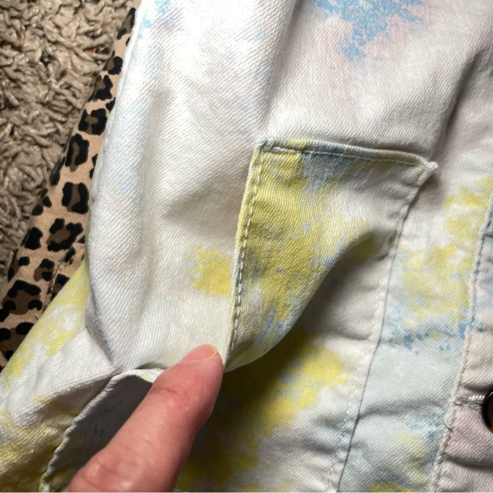 (2) Wonder NationToddler Girls' Jumper Dress Size 4T Tie Dye/Cheetah‎ dress